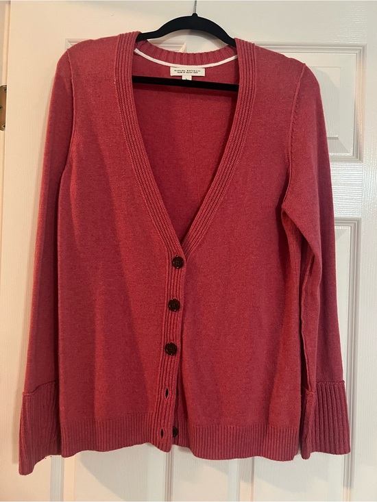 Banana Republic Sweaters - Banana Republic Rose Pink V-Neck Button Front Cardigan